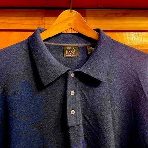Jos A Bank Signature Collection Marino Wool Sweater | Size: XL, Color: Navy Blue